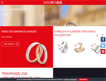 Tablet Screenshot of marrying.de